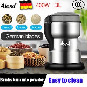 XIAOMI Alex Home Use Stainless Steel Grinder food blender Maker Grinding Milling spice grinder Machine Strong Electric Spice Meat Grinder Food Processor Choper Mixer small suprfine grinder Pengisar Daging Sayur pengisar kerin食材粉碎机打粉机家用小型细腻 研磨機