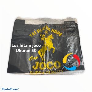 KANTONG PLASTIK/KANTONG KRESEK LOS HITAM MEREK JOCO UK 50 JUMBO TEBAL 800 GRAM