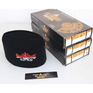 SONGKOK BORDIR NU Merah Putih - Songkok Hitam Bordir NU - Peci Hitam NU