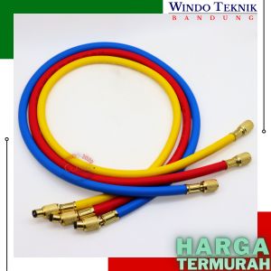 SELANG MANIFOLD SET PENDEK | SELANG ANALIZER | SELANG MANIFOLD R22 R134 R502 | SELANG ANALISER