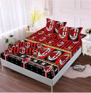 Urung Kasur Busa Resleting / Sarung Kasur Resleting Motif Cub Bola No 3 120x200