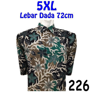 Atasan Pria Kemeja Batik Katun Ageng Sae Jumbo Bigsize 5XL 6XL 7XL #226