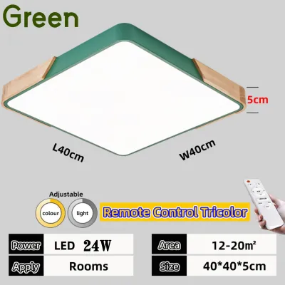 Lampu LED Ceiling Light Modern 3Color Dimming/ Remote Control Lampu Bilik Tidur Nordic Light Bedroom Light Living Room Light Lampu Tidur Bilik