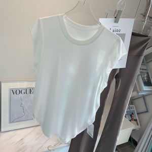 Yoga Short Sleeve Loose fitting T-shirt for women Skin friendly quick drying sports vest Pilates training suit tshirt