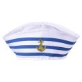 Sailor Hats Blue Captain Hat with White Sail Hat for Costume Accessory Adult Women Kid White Sailors Hats for Adults Captain Cap Sailor Costume Accessories kindly. 