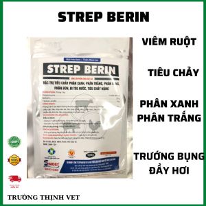 "Hoàn tiền đến 10%" Strepberin tiêu chảy phân xanh phân trắng trướng bụng đầy hơi tiêu chảy cấp 100gam Thú y Trường Thịnh