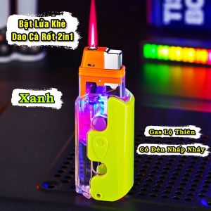 HỘP QUẸT BẬT LỬA CÀ RỐT KÈM ĐÈN LED NHẤP NHÁY ĐỒ CHƠI VÔ TRI