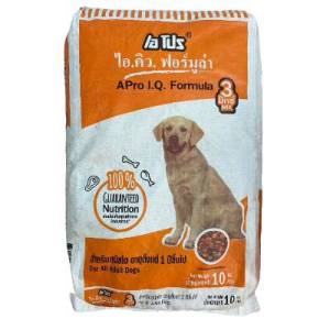 เอโปร ไอ.คิว. 3 มิกซ์ สำหรับสุนัขทุกสายพันธุ์ ขนาด 10 กิโลกรัม