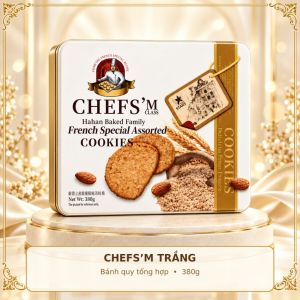 Bánh quy đặc biệt của CHEFSM trọng lượng 380g hương vị hạnh nhân
