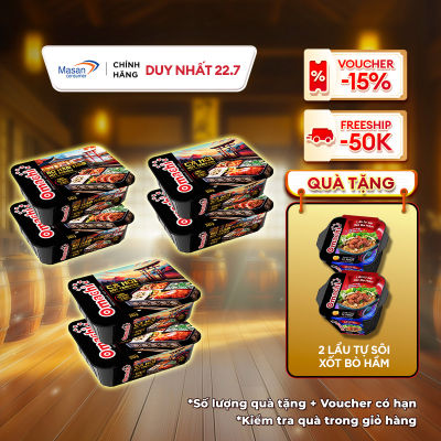 [22.7 Voucher 18% CHO ĐƠN TỪ 199k] [Chọn Vị] Combo 2 hộp cơm tự chín Omachi [Date 04.12_Cá Hồi Áp Chảo, Date 26.9_Bò Hầm Nấm Xốt Ponzu]