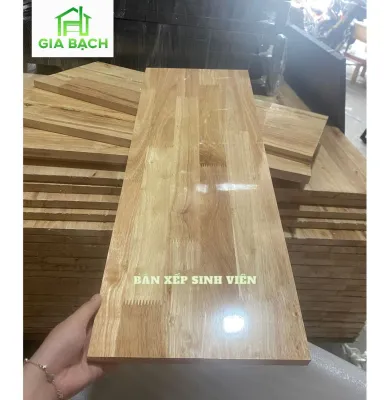 Mặt Bàn Tấm Gỗ Cao Su Làm Kệ Trang Trí ( dày 17mm)