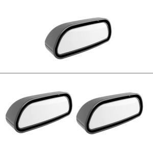 Driver Support Mirror With Broad View Lens Blind Area Detection Weather Resistant Plastic Build Adjustable Viewing Angles