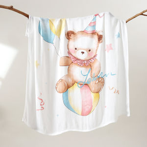 WNDR Handuk Jepang Bayi Bambu 110x110cm Lembut Serap Air Tipis Selimut Alas Penutup Stroller