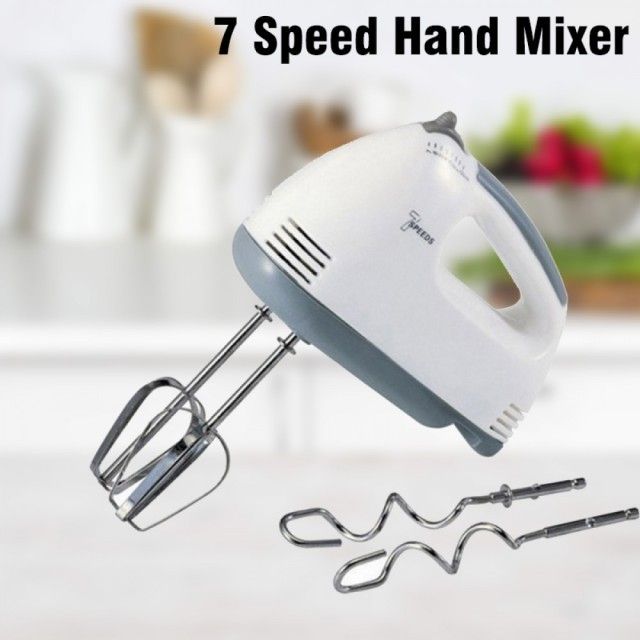 Hand Mixer 7 Speed - Kocokan Adonan Telur 7 Speeds Elektrik Serbaguna ...