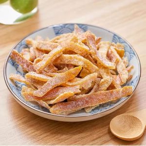 盐津陈皮九制桔子皮即食陈皮丝零食 Tangerine Peel Orange Peel Instant Snacks