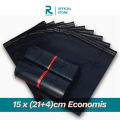 Polymailer 15 x 25 cm Ekonomis Polybag Poly Mailer Kantong Amplop Plastik PE Packing Kemas Peking Paking (Isi 100). 