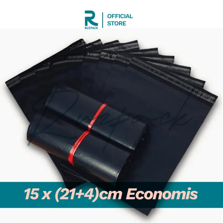 Polymailer%2015%20x%2025%20cm%20Ekonomis%20Polybag%20Poly%20Mailer%20Kantong%20Amplop%20Plastik%20PE%20Packing%20Kemas%20Peking%20Paking%20(Isi%20100)%20-%20Image%202