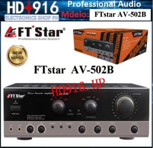 The Amplifier FTstar AV-502B 5.1Channel Karaoke Amplifier ( AV 502 B )
