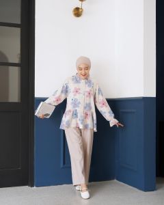 Atasan Wanita Kevva Top Blouse Wanita Busui & Wudhu Friendly
