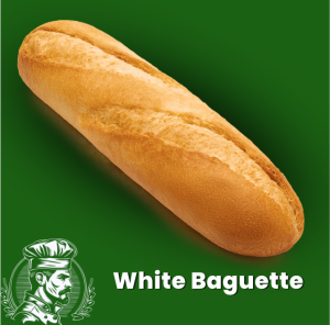 White Baguette 20 cm. ขนมปังฝรั่งเศส ขนมปังบาเก็ต ขนมปังฝรั่งเศษ ขนมปังฝรั่งเศษ ขนมปังโฮมเมด ขนมปังเพื่อสุขภาพ