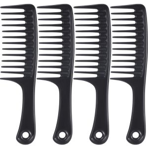1 Pcs Curly Hair Comb Anti-static Large Tooth Detangle Comb Wide Tooth Hair Comb