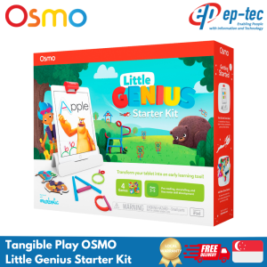 OSMO Tangible Play Little Genius Starter Kit with Base | STEM Educational Drawing Toys for Kids 3-5 Home-based Learning Kit