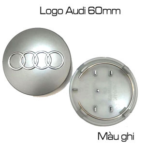 Logo Audi chụp mâm xe (chụp Lazâng) xe Audi đường kính 60mm phù hợp mẫu xe Audi