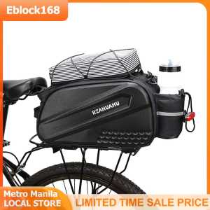 【Fast Delivery】Bicycle Trunk Bag Mountain Bike Rear Rack Luggage Seat Carrier Pannier Pack