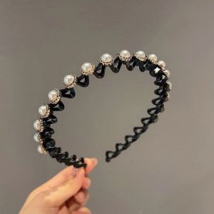 DRACC173 Bando Fashion Korea Bando Rambut Wanita Mutiara Cantik Elastis Aksesoris