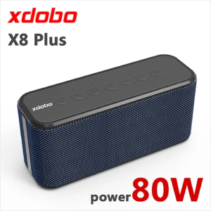 Xdobo X8 Plus 80W Loa Bluetooth không dây di động BT5.0 Power BankTWS Loa siêu trầm Pin10400mAh Trình phát âm thanh Hỗ Trợ Thẻ kết nối 2 loa