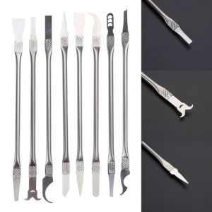 8ชิ้นถอด CPU Prying มีดถอดชิ้นส่วนอิเล็กทรอนิกส์ของคอมพิวเตอร์และโทรศัพท์มือถือเครื่องมือซ่อมแซมชุด