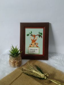 frame kaca 5R 2pcs/foto/bingkaifoto/dekorasirumah/hiasandinding/pajangan/kaca