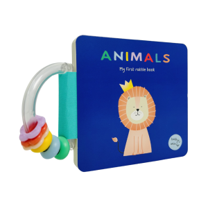 My First Rattle Animals Board Book For Toddlers To Identify Animals (Hardcover)