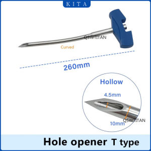 KITA-Orthopedic Instrument Intramedullary Nail Hollow Hole Opening device for femur tibia Punch cone guide wire opener Autoclavable