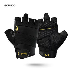 GOUNOD Weightlifting Breathable Non-slip Half Finger Gloves Durable Hand Cycling Fitness Protective Gym Gloves