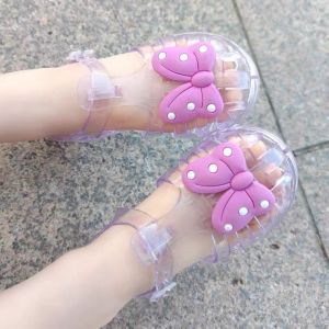 SANDAL JELLY POSSESION ANAK MINNIE MICKEY RIBBON ( SIZE 24 - 34 )