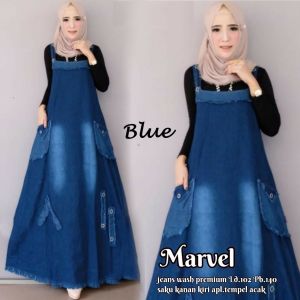 HIMA OVERALL JEANS / AUDIYA MAXI JEANS REALPICT / MARVEL OVERALL JEANS / OVERALL ROK JEANS WANITA