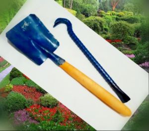 Sekop tanah & Linggis L isi paket 2in1