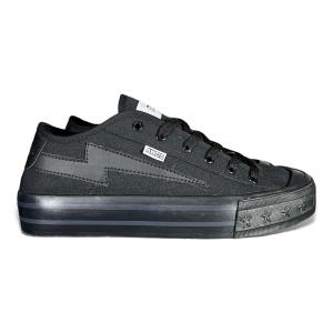AWDS 36-43 Flash Step Walk Bright FullBlack Low Sepatu Sneakers Pria Wanita Bnib