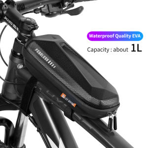 WEST BIKING large Capacity Bike Bag Front Frame Top Tube MTB Road Bike Bag Tool Bag Waterproof Multifunctional Cycling Bag Bike Accessories