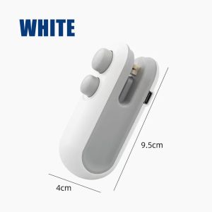 YYDS 2IN1 Portable Heat Sealer Rechargeable Heat Sealing And Can Open Snack Packaging