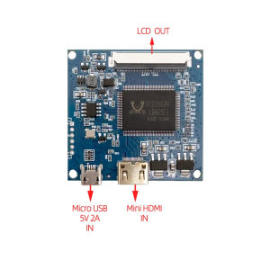 หน้าจอขนาด 7 นิ้ว 1024 * 600 IPS มุมมองเต็ม หน้าจอรองคอมพิวเตอร์แบบHDMI สำหรับ Raspberry Pi หน้าจอ LCD ควบคุมอุตสาหกรรม