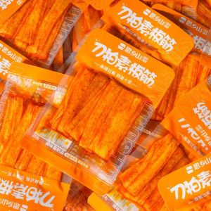 Vegetarian plate tendon 10 package vegetarian beef tendon casual snack spicy bean skin spicy childhood taste