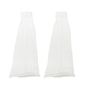 Jk Socks White Black Arm Knit Socks Y2k Lolita Women Leg Warmers Knitted Warm Foot Cover