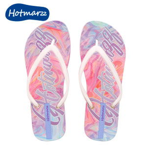 Hotmarzz รองเท้าแตะพีวีซีกันลื่นผู้หญิงรองเท้าแตะชายหาดคลิปบนรองเท้าแตะกลางแจ้ง HM0788