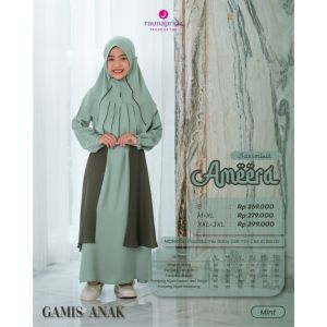 Gamis Anak Rauna Ameera / Seragaman TPA / Fashion Muslim