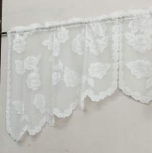 1 set kain vitrase tirai swagset bunga