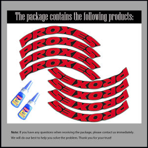 PROXES Universal 3D ออโต้ กันน้ำ สติกเกอร์ยางรถยนต์ ฉลากยางรถยนต์ ฉลากยางรถยนต์SUV ฮับล้อรถยนต์ ขอบล้อรถยนต์ ยางต่อตัวอักษร อุปกรณ์ตกแต่งรถยนต์
