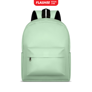 Flashee Tas Ransel  Kulit Basic Leather Backpack Tas Sekolah Serbaguna Tas Backpack Muat Laptop