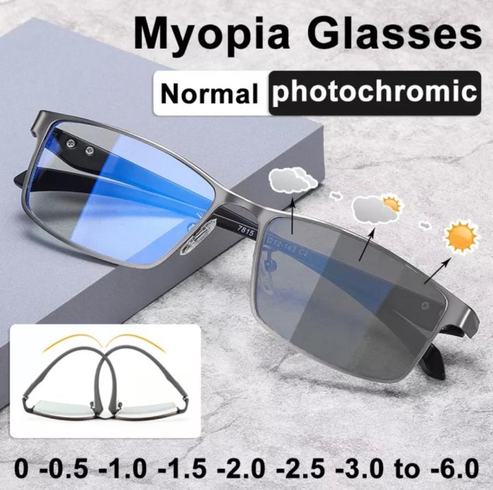 [ KACAMATA RESEP ] Kacamata plus baca dan jalan rabun dekat - Kacamata minus rabun jauh - photocromic berubah warna - pria wanita unisex [ 1.00 s&d 3.50 ] Ditempat Kacamata Photochromic - kacamata resep -kacamata minus optik asli- Kacamata fashion pria